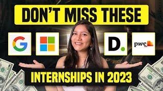 Best Internship Opportunities of 2023  Top 7 Internships for College Students [upl. by Nalra]