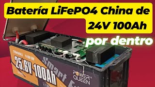 Batería LiFePO4 China de 24V 100Ah por dentro [upl. by Inad]