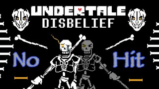 No Hit Disbelief Papyrus phase 12 OFFICIAL DEMO Undertale FanGame [upl. by Olatha]