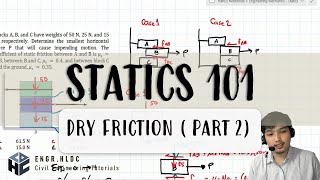 CE Board Exam Review Statics  Dry Friction Part 2 [upl. by Bannasch575]