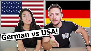 German Boyfriends FIRST IMPRESSIONS of the USA Differences to Germany [upl. by Valente432]