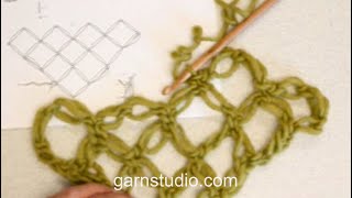 How to crochet a love knots triangle [upl. by Anire117]