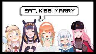 HOLOMYTH KISS MARRY EAT AND OTHER HOLOLIVE EN [upl. by Gwyneth]