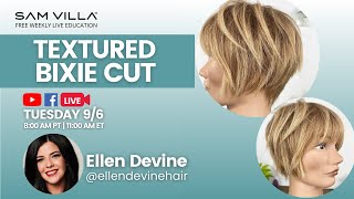 Textured Bixie Cut with Ellen Devine [upl. by Stewardson84]