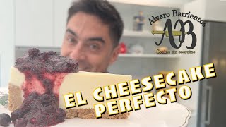 COMO HACER EL CHEESECAKE PERFECTO Cheesecake infalible y sin horneo  Alvaro Barrientos [upl. by Suzette212]