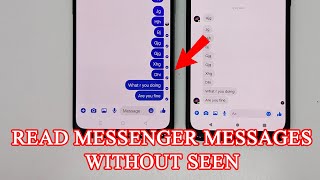 How to See Messages Without Seen On Messenger [upl. by Isabella]