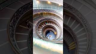 Bramante Staircases in Vatican Museums fun life art history travel shorts beautiful beauty [upl. by Dusza]