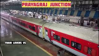 😮Prayagraj Express StationRainy Look View😮😮 Watch Video😮 subscribe [upl. by Plossl]