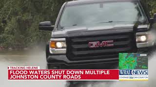 Flood waters shut down multiple Johnston County roads [upl. by Eadith]