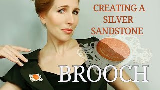 Creating an elegant silver brooch [upl. by Ane]