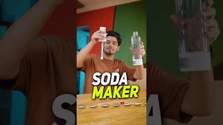 Ab ghar baithe cold drink piyo free mein  🤯🔥 Instant Soda Maker  shorts [upl. by Warfold]