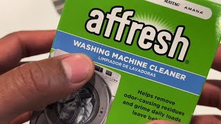 How to Use Affresh Washing Machine Cleaner [upl. by Palmore]