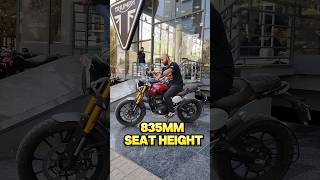 Triumph Scrambler 400X Seat Height is it suitable for you seatheight triumph scrambler400x [upl. by Cirde]