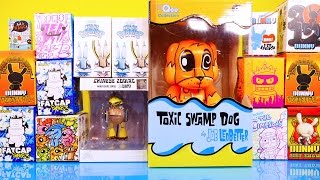 Kidrobot Mega Unboxing BFFs Simpsons Futurama Chaos Bunnies Dunny Blind Box Disney Cars Toy Club [upl. by Ntsuj]