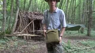 Bushcraft Haversack  US mk VII 1942 Original Indiana Jones bag [upl. by Alviani37]