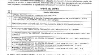 Audio Consiglio 30 Luglio 2021 San Colombano Certenoli GE [upl. by Artenahs]