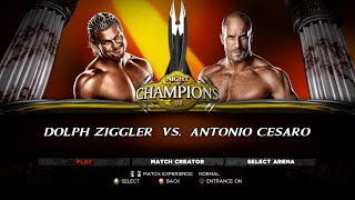 WWE 13  Dolph Ziggler vs Antonio Cesaro  Falls Count Anywhere [upl. by Emelin265]