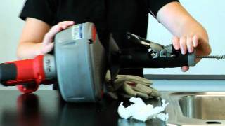 How To Use RIDGID® K45 Drain Cleaning Machine [upl. by Anelle]