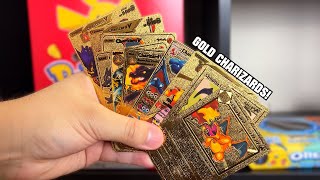 I Found A Weird Gold Pokemon Pack That Only Had Golden Charizard Cards Inside [upl. by Norrab]