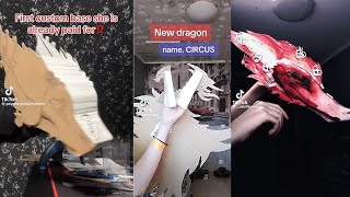 Dragon Puppet Crafts  Paper Dragon TikTok Compilation 2 [upl. by Ardnos]