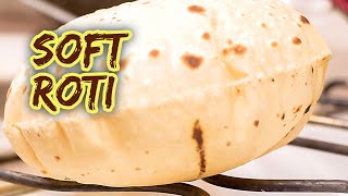 Soft Roti  How to Make soft and fluffy Roti  फुलेको र नरम रोटि  Indian Flat Bread Fulka Phulka [upl. by Alyehs]