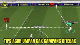 Cara Agar Umpan Tidak Gampang Ditebak  eFootball 2025 Mobile [upl. by Shafer]