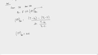 Lecture 28  Problems on Heat Exchanger LMTD Method  Heat and Mass Transfer [upl. by Selec204]