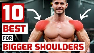 Top Trainers Agree These are the 10 Best Exercises for Massive Shoulders [upl. by Greabe803]