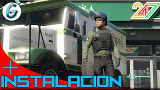 Trabaja Como Conductor Y Escolta De Camiones Blindados En GTA 5  Guardia De Seguridad  GTA V MODS [upl. by Filippa850]