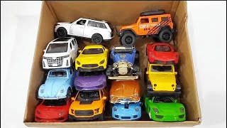 Box Full of Model Cars  Mazda Miniature toy car model Lamborghini  Review of toy cars A3059 [upl. by Werd]