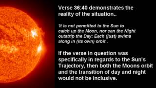 Quran Miracle Debunked 10 of 50 The Suns orbit by the Islam Miracle [upl. by Zednanreh]