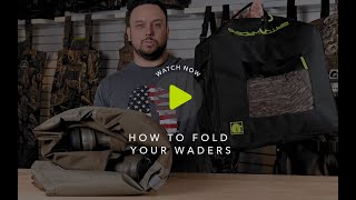 How to Fold Waders [upl. by Idid356]