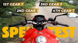 BENELLI TNT 600i TOP SPEED TEST  GOES 190 KMPH IN 4TH GEAR [upl. by Yrallih]