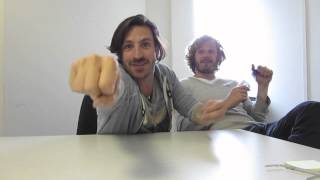 Merlin Series 5 Knights Sir Gwaine and Sir Leon Interviewed [upl. by Targett]