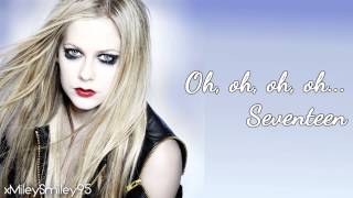 Avril Lavigne  17 with lyrics [upl. by Fawna]