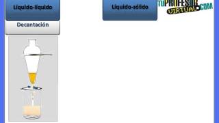 Técnicas de Separación de Mezclas Heterogéneas  Lección [upl. by Raquela]
