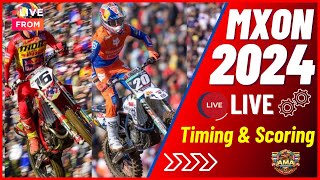 MXoN 2024 Live Timing MXoN Live Timing amp Scoring Motocross of Nations 2024 [upl. by Aihsemek292]