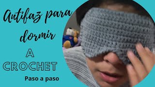 antifaz para dormir a crochet paso a paso [upl. by Ayam994]