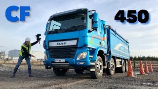 DAF CF 450 Tipper Truck Test Drive amp Machinery Movers Challenges [upl. by Monro862]