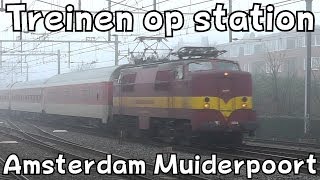 Treinen op station Amsterdam Muiderpoort [upl. by Sirac20]