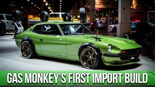 Gas Monkey Garage Builds a Japanese Import InDepth Look into the 1975 Datsun 280Z with Big Mike [upl. by Yenterb]