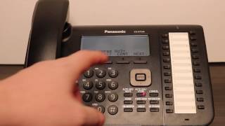 How To Program A One Touch Speed Dial on a Panasonic Digital Phone [upl. by Sumner]