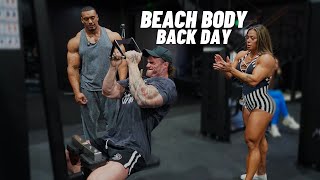 Training Back and Biceps Calum Von Moger and Larry Wheels [upl. by Anasiul]