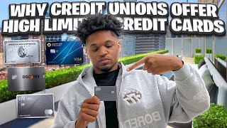 WHY CREDIT UNIONS OFFER HIGH LIMIT CREDIT CARDS [upl. by Glover]