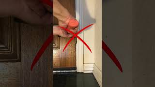 How to Fix a Sagging Door quick shorts [upl. by Earaj]