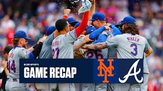 Mets PUNCH their ticket to the NL Wild Card in ROLLERCOASTER win over Braves  Full Game Recap [upl. by Nnairb]