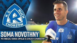 Soma Novothny po meczu Odra Opole 02 Ruch Chorzów 19072024 [upl. by Rinee71]