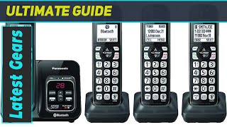 PANASONIC Expandable Cordless Phone System Best Features for Home or Office [upl. by Ordisi492]