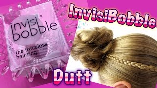 einfacher Dutt mit INVISIBOBBLE 🌈10000 Abos Verlosung🌈Frisur für Mädchen [upl. by Earas495]