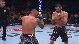 Islam Makhachev vs Dustin Poirier Full fight [upl. by Auroora]